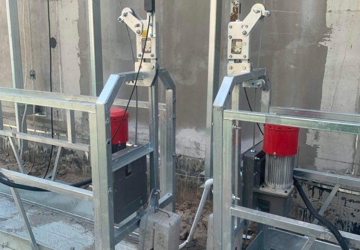 Andamios Colgantes Eléctricos para Pintura de Fachadas en Perú
